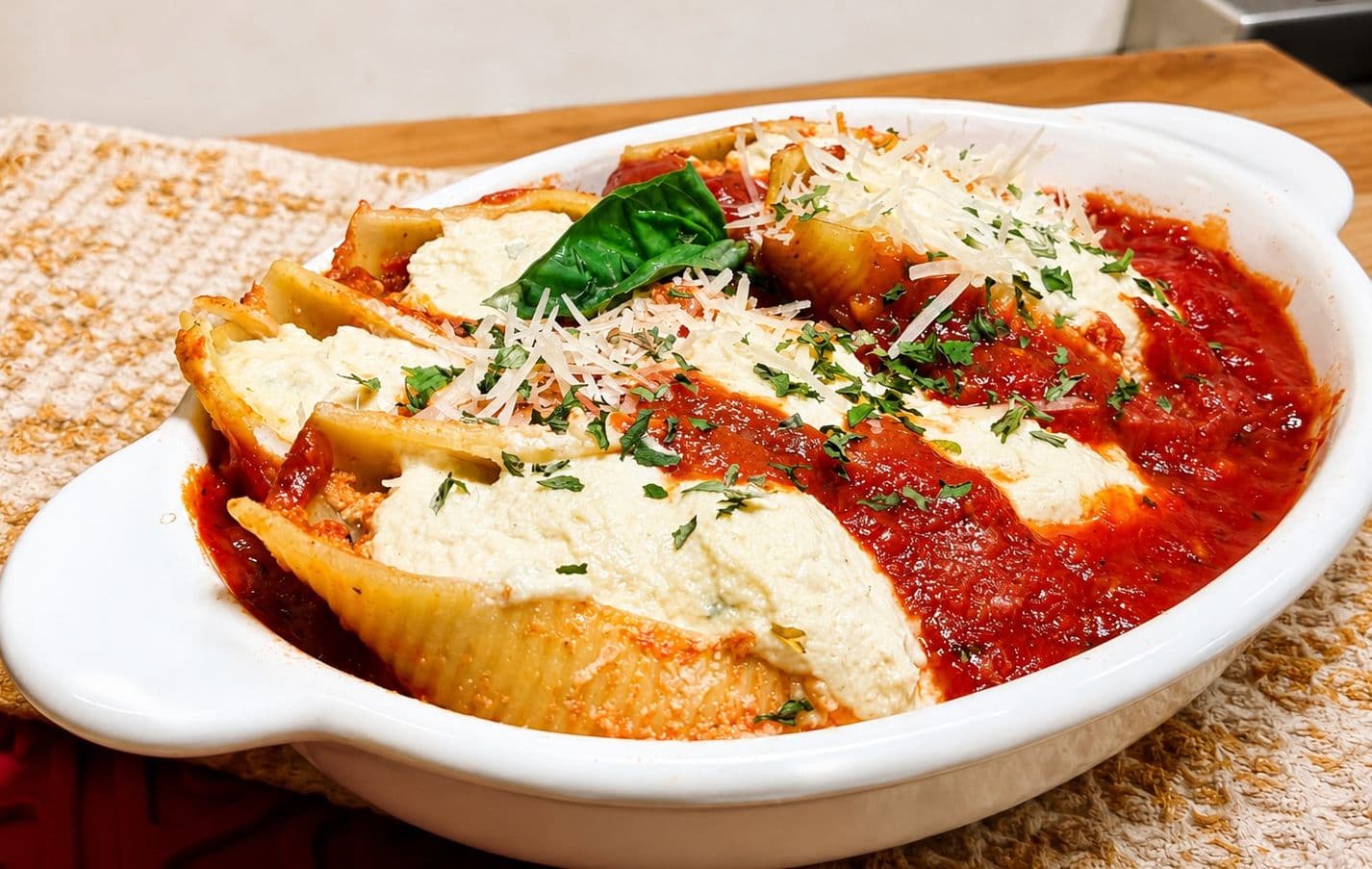 Dairy-Free Stuffed Shells with Ricotta
