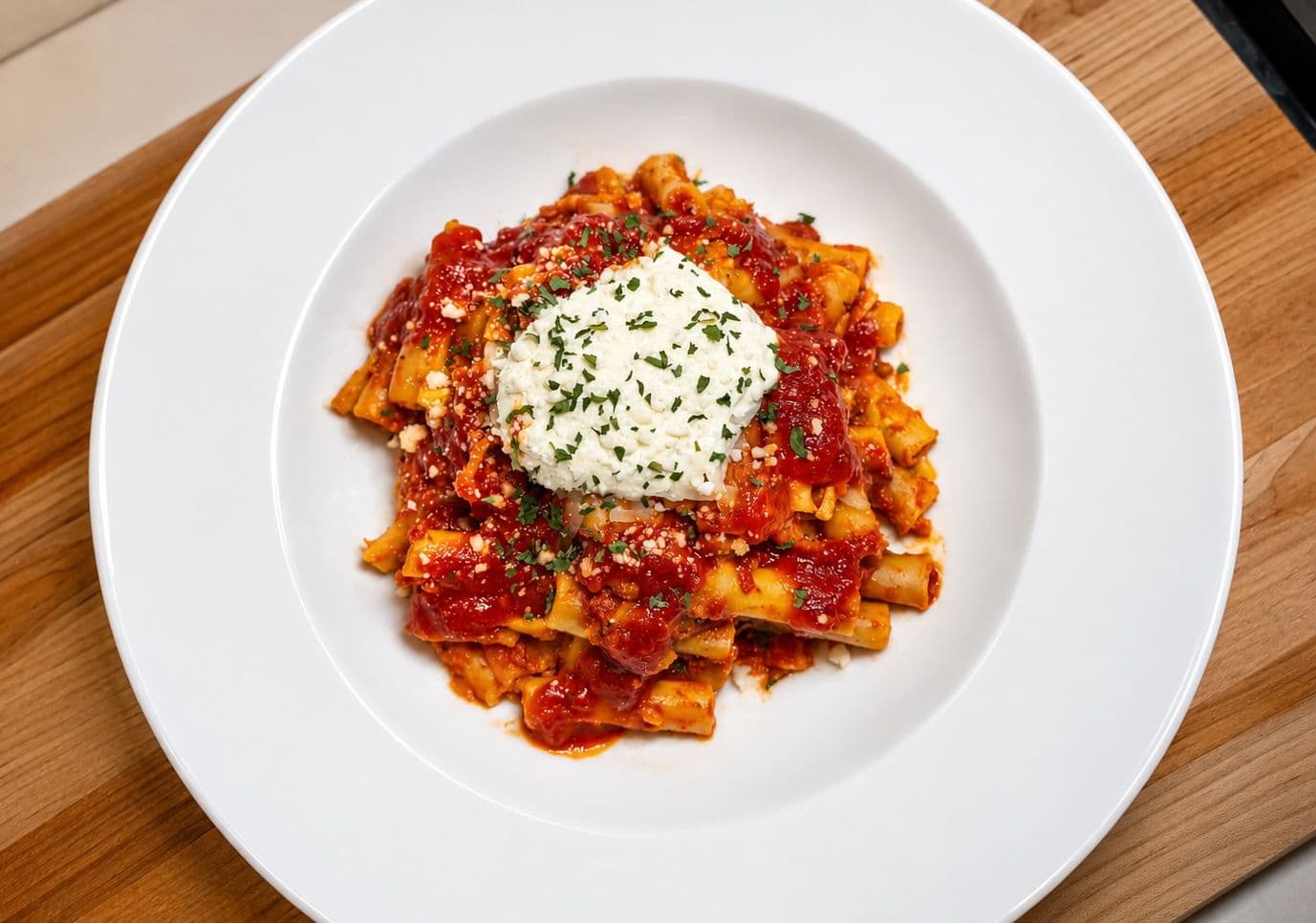 Dairy-Free Baked Ziti with Ricotta