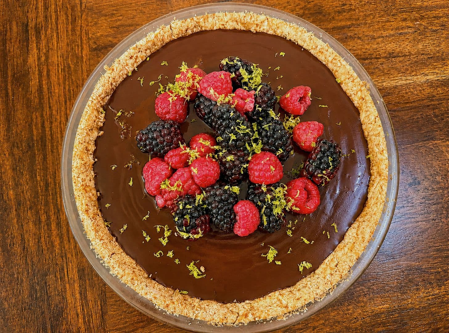 Dairy-Free Chocolate Berry Tart