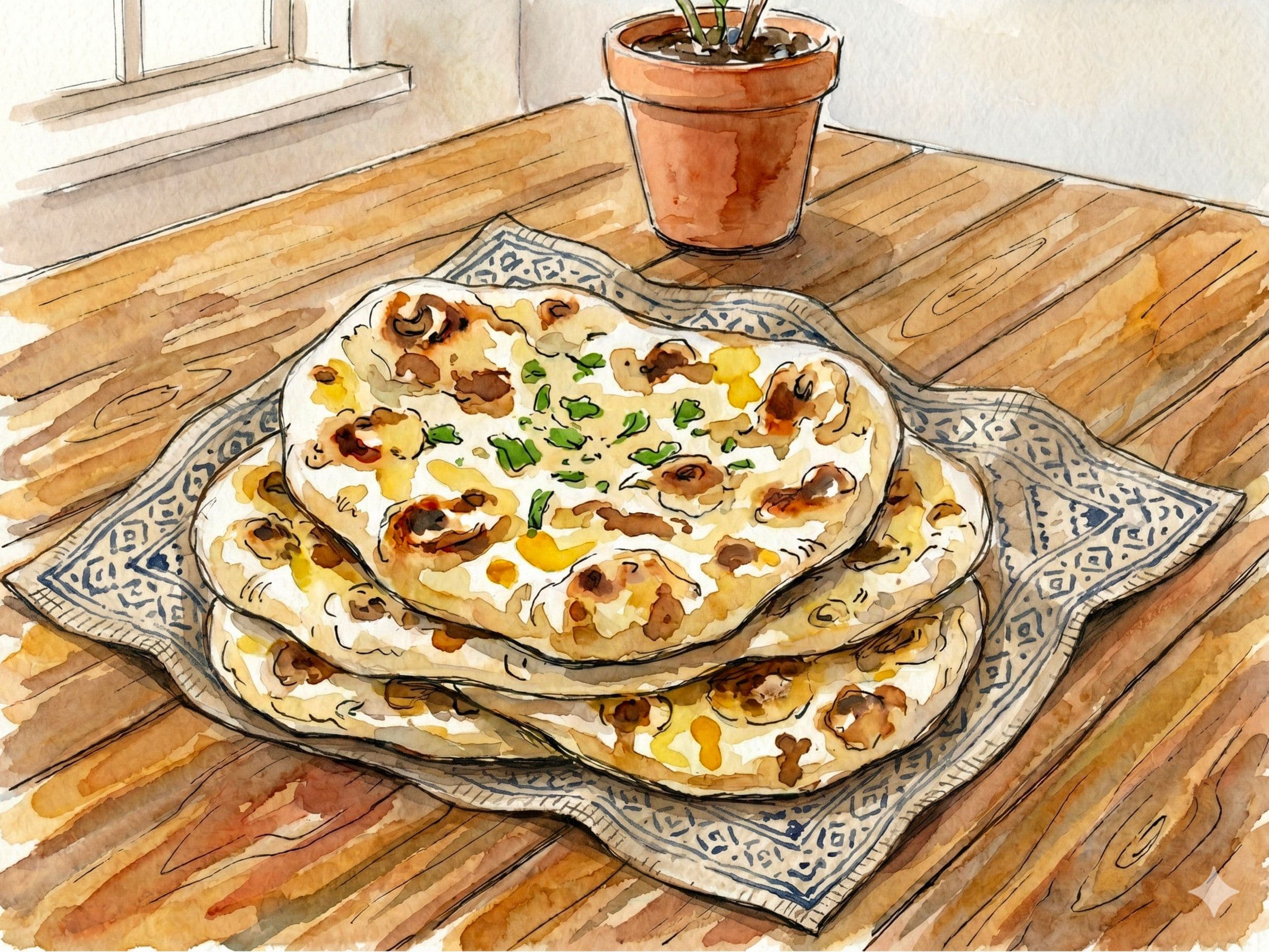 Dairy-Free Naan