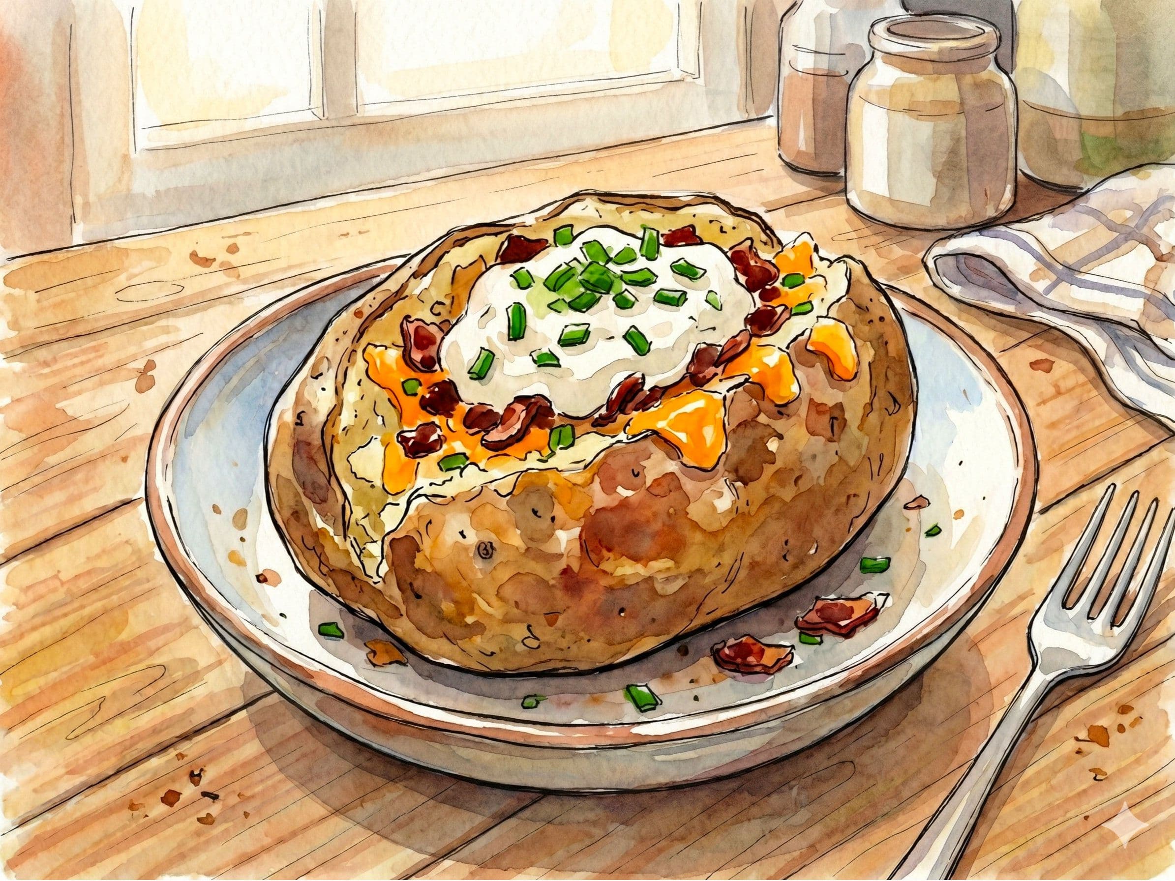 Dairy-Free Loaded Baked Potato