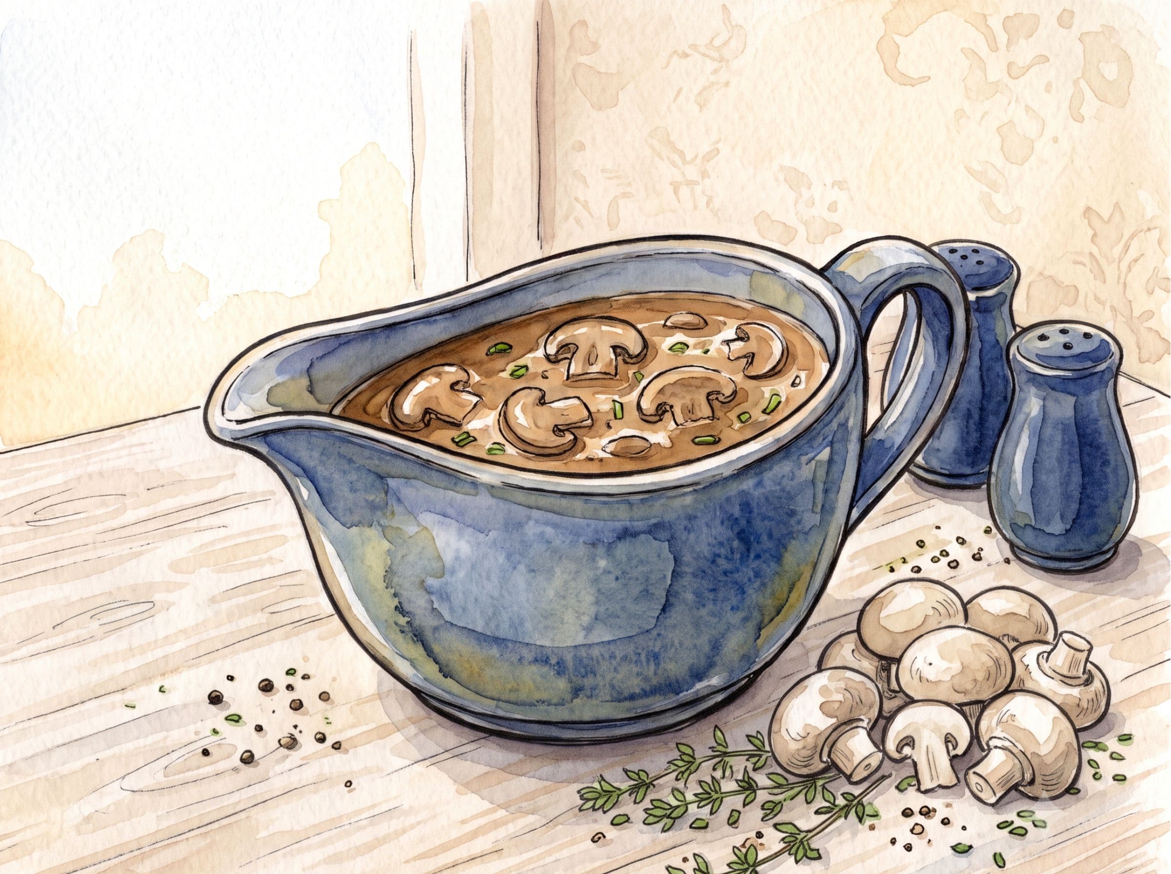 Dairy-Free Mushroom Gravy