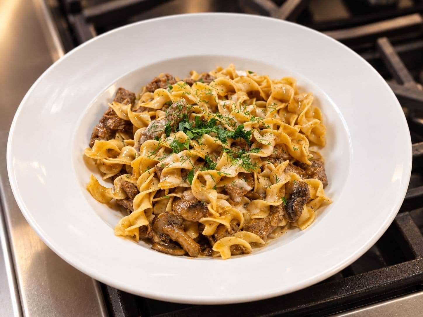 Dairy-Free Beef Stroganoff