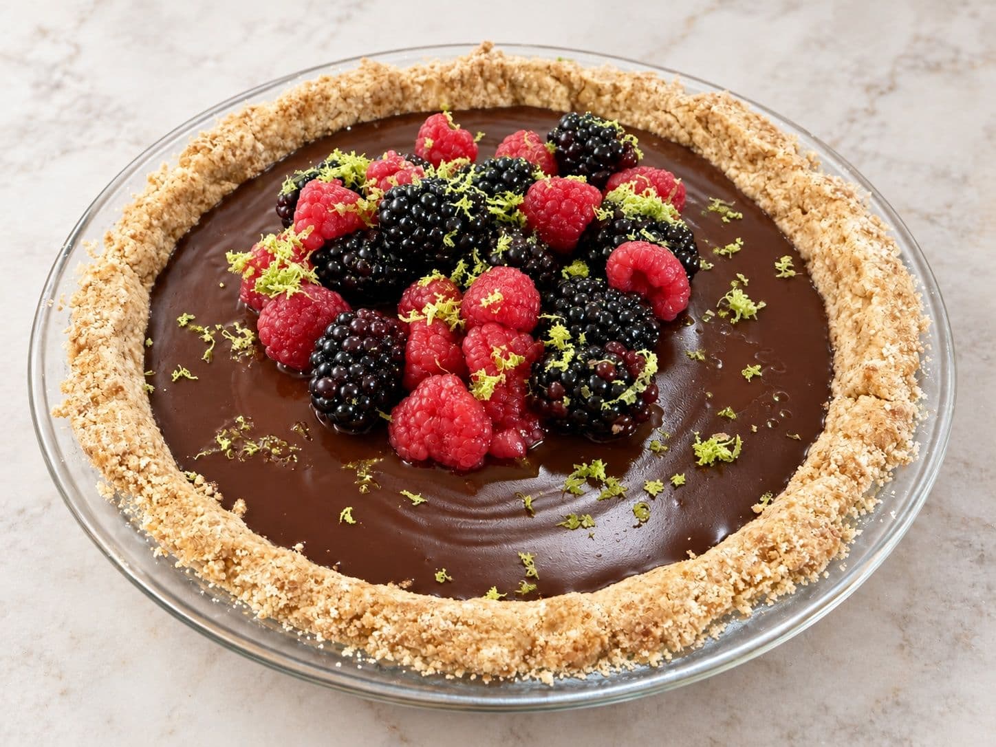 Dairy-Free Chocolate Berry Tart